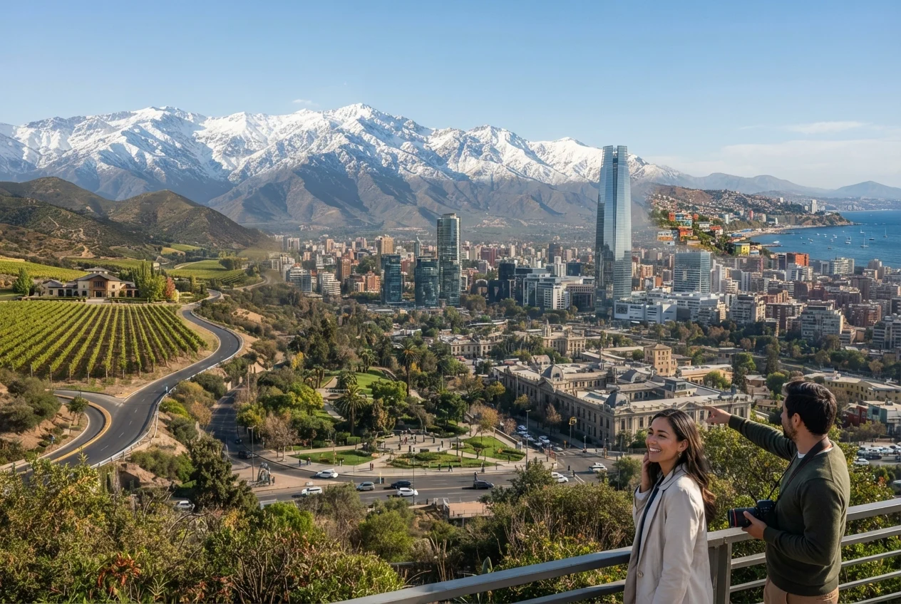 Por que conhecer Santiago no Chile e arredores | Um Daniel pelo mundo. Por que conhecer Santiago no Chile e arredores