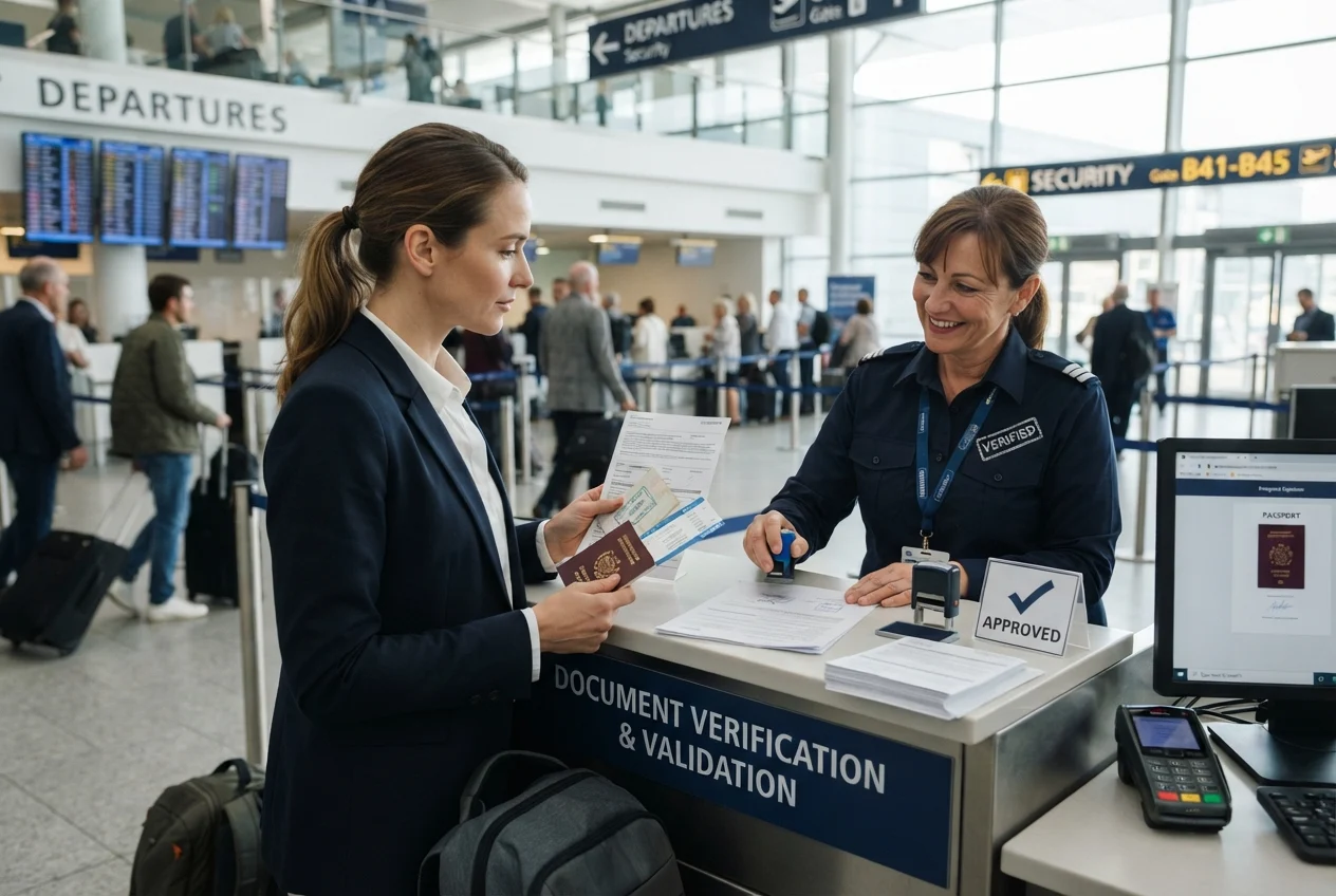 Como validar os formulários no aeroporto | Um Daniel pelo mundo. Como validar os formulários no aeroporto