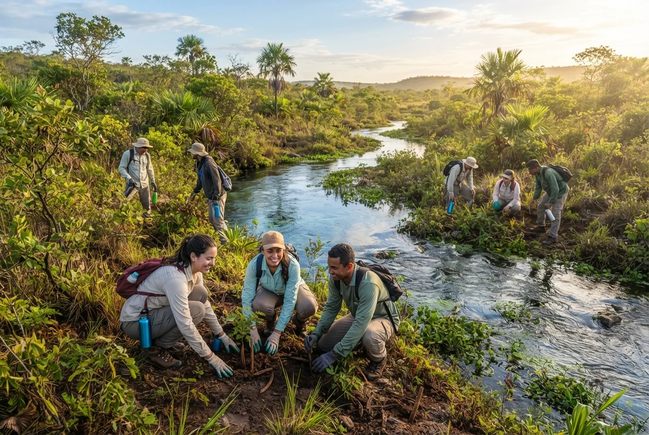 Turismo regenerativo no Cerrado e a conservação das águas | Um Daniel pelo mundo. Turismo regenerativo no Cerrado e a conservação das águas