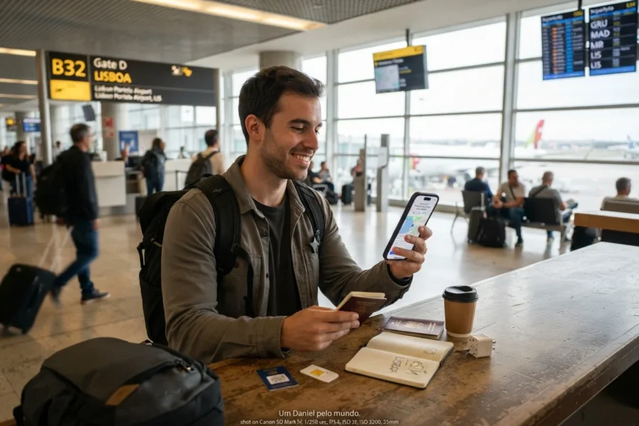 ESIM, chip internacional ou roaming? Como eu fico conectado no exterior gastando pouco